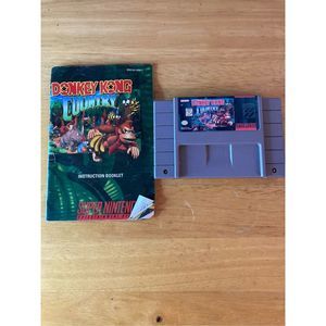 Donkey Kong country W manual SNES